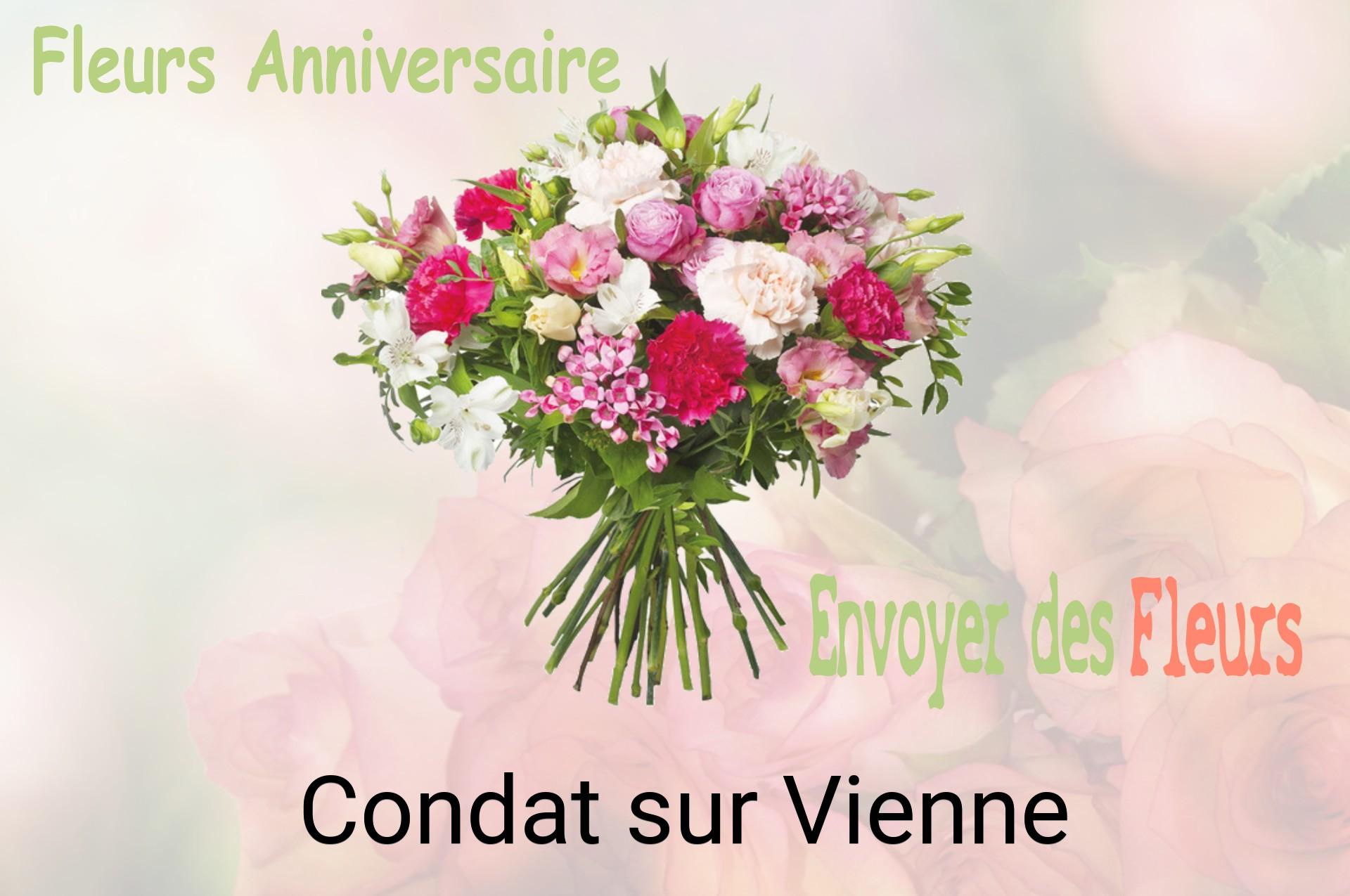 Bouquet de fleurs d’anniversaire livré à Condat-sur-Vienne