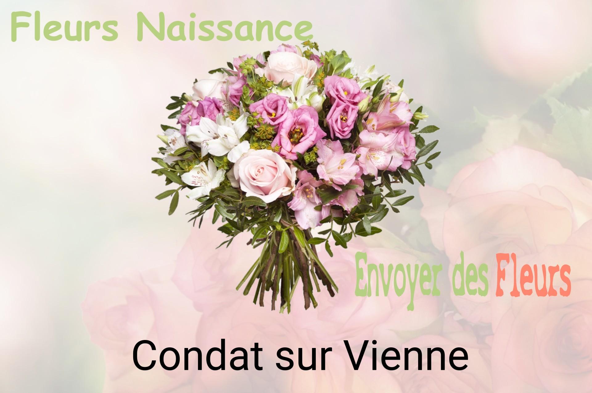 Bouquet de fleurs de naissance livré à Condat-sur-Vienne